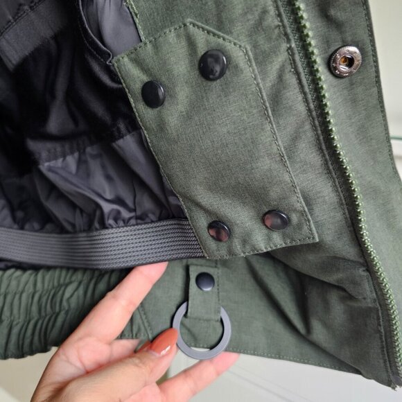 Men's Dark Green RipZone  Ski/Snowboarding Jacket, S L, Waterproof, Breathable - Picture 6 of 16